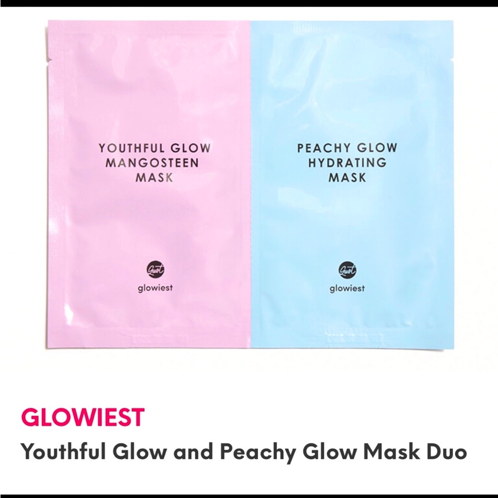 GLOWIEST Youthful Glow and Peachy Glow Mask Duo